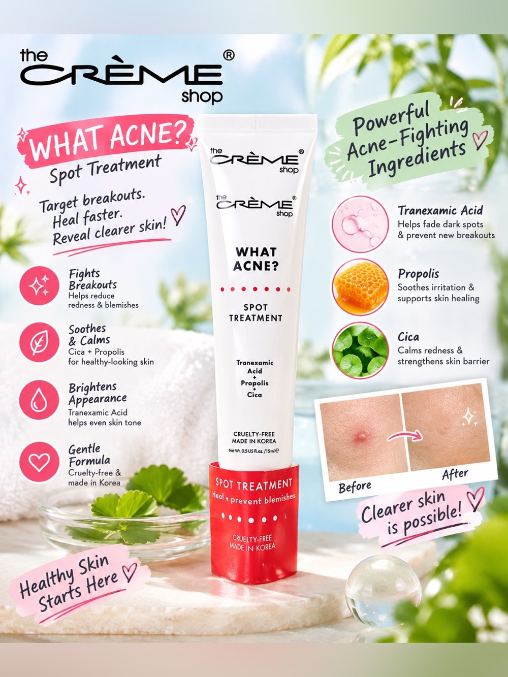 The Crème Shop What Acne? Spot Treatment